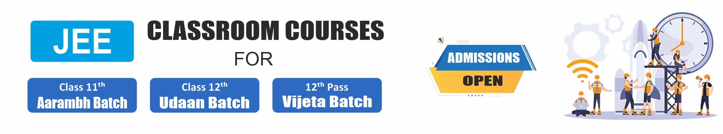 Admissions Open JEE 2025