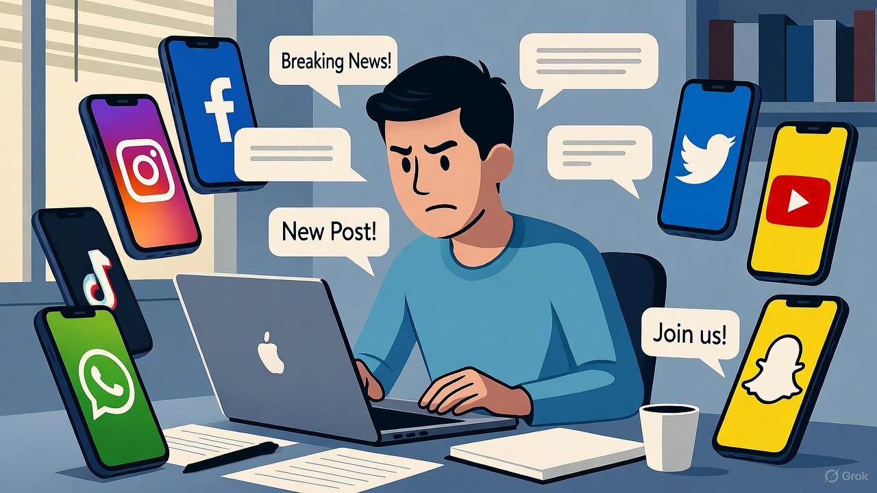 Adverse Effects of Social Media on Student’s Concentration