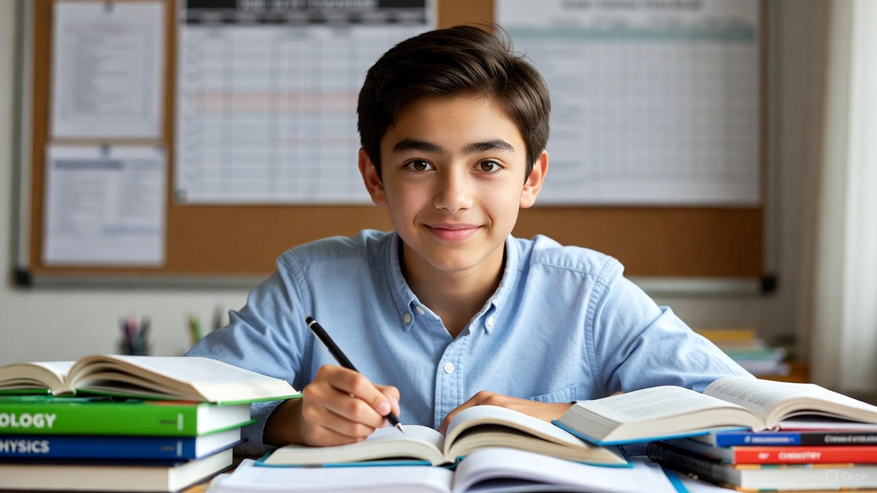 Class 11 beginner following a NEET 2026 one-year preparation strategy with structured study plan and clear concepts.